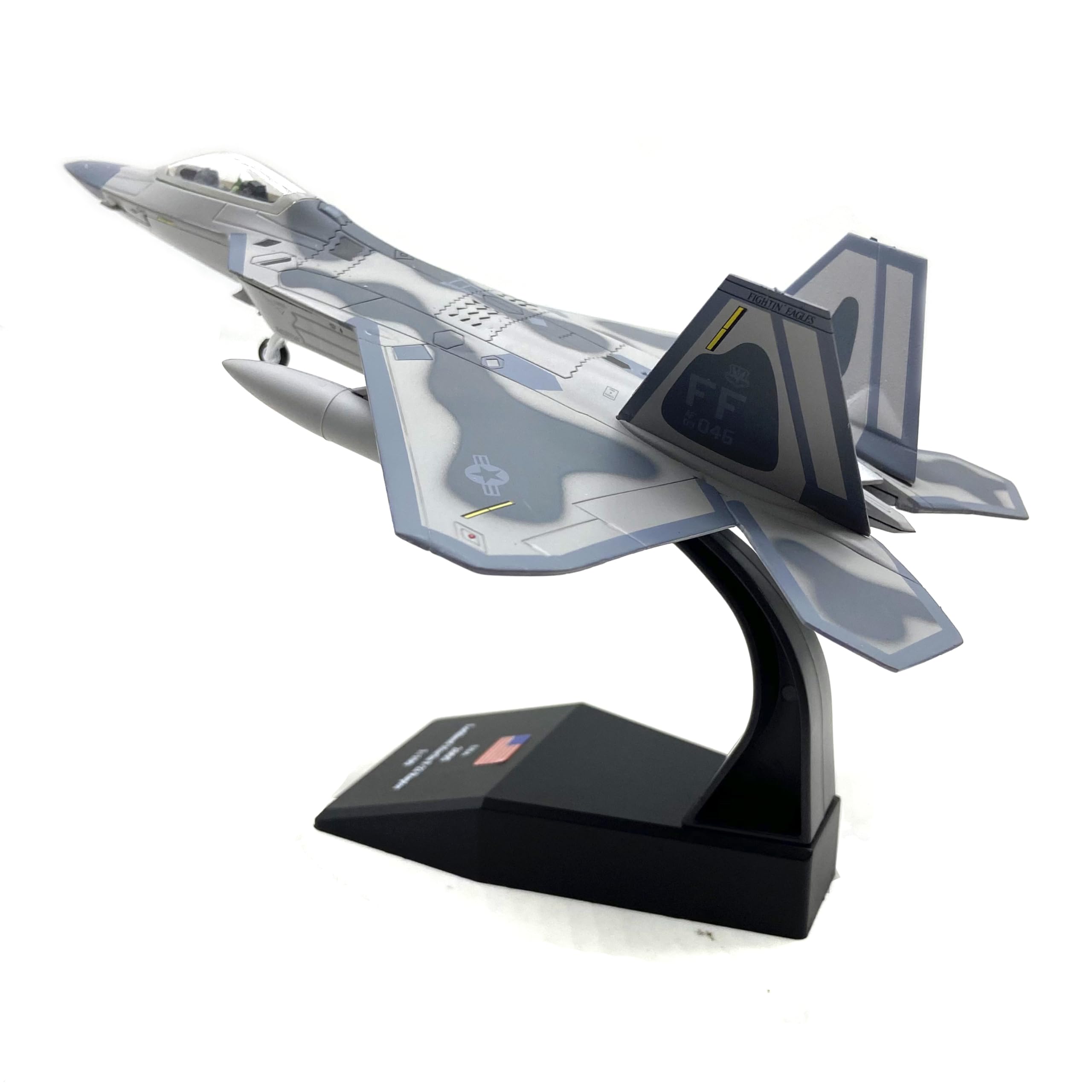 新品 アシェット 1/100 F-22 Rapter ラプター アメリカ空軍 Enatuther Escala 1/100 F-22 Raptor Modelo Avião Caça Jet Modelo